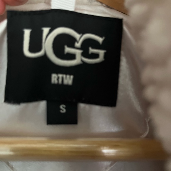 UGG Women's Off-White Teddy Jacket - Picture 2 of 3